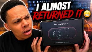 Focusrite Vocaster One Unboxing Gone Wrong 😬 | The Software Was SO Laggy