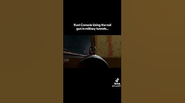 Rust Console Using the nail gun to run military tunnels..#shorts #rust #rustconsole