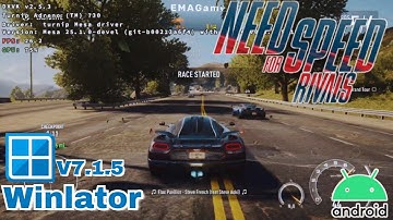 Need For Speed Rivals on android! - Winlator glibc Test (Snapdragon 8 Gen 1) + Settings!