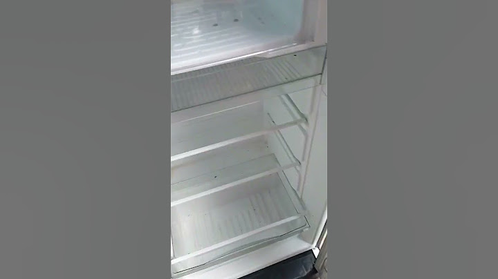 Hole on Refrigerator Wall and Gas Leak due to Ice Kick out Using Knife #refrigerator #diy #defrost