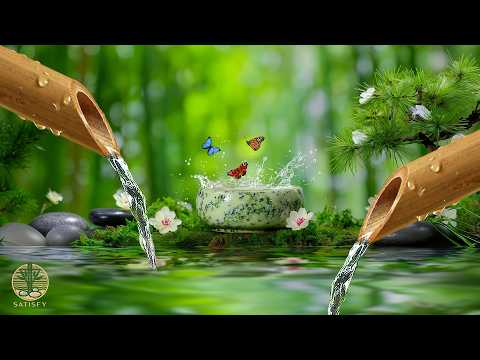 Sleeping Music for Deep Sleeping ???? Calm Anxiety, Water Sounds, Healing Music, Stress Relief Music