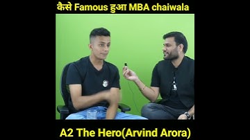 इतना Succesfull कैसे हुआ Mba चायवाला।Mba Chaiwala। Arvind Arora