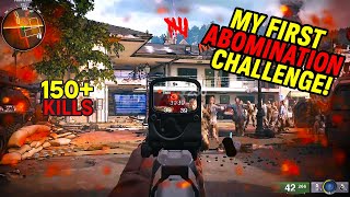 I Tried the ABOMINATION Challenge for the First Time! (150+ Kills!) | COD Black Ops 6 | ZOMBIE MODE
