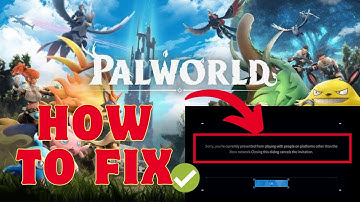 FIXED: Palworld "Sorry, You