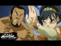 Toph Fights Earthbending Wrestlers to Save Aang! ⛰ | Avatar