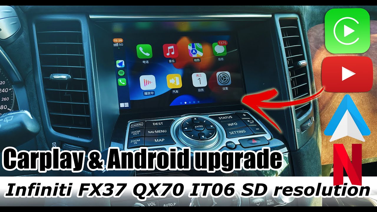 Android auto infiniti qx70