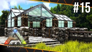 Building a Greenhouse with Hidden Water Pipes | ARK: Survival Evolved - The Island #15 Building a Greenhouse with Hidden Water Pipes | ARK: Survival Evolved - The Island #15
