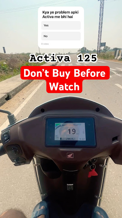 Honda Activa ki worst problem #honda #activa #125cc