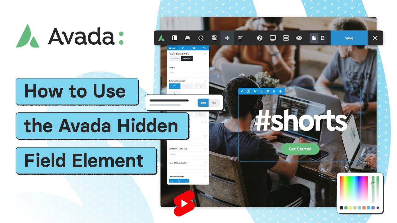 How to Use the Avada Hidden Field Element - YouTube