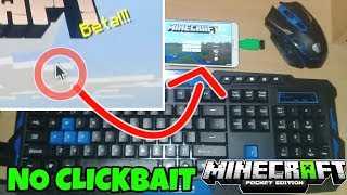 TUTORIAL! Cara Menggunakan Mouse & Keyboard Di Mcpe 1.17 (HANDCAM)!