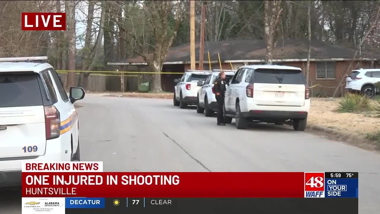 One injured in Huntsville shooting - YouTube
