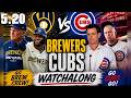 LIVE: Milwaukee Brewers vs Chicago Cubs MLB Watchalong w/ ESPN Milwaukee ⚾🔥