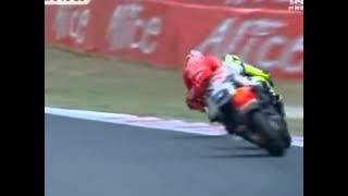 MotoGP Catalunya 2007 Rossi vs Stoner vs Pedrosa