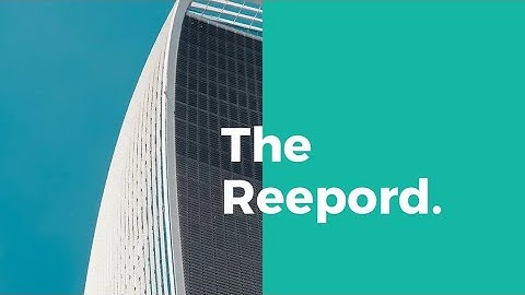 Reepord - Clean Powerpoint Template
