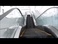 【散策1】お台場　フジテレビまでのエスカレーター [Walking] Escalator up to Odaiba Fuji TV