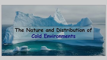 The Nature and Distribution of Cold Environments