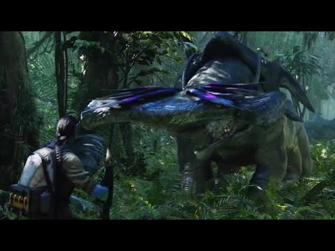 What are the large, six-legged herbivores ridden by the Na'vi for travel?