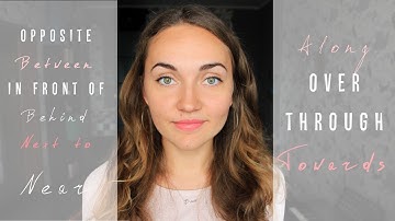 Giving directions in Russian. Prepositions. Between, In front of, Behind, Along, Over and etc