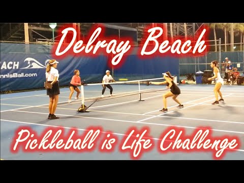 Marisa Ruiz / Casey Gates v. Isabella Ochoa / Cris Cimato @Delray Beach Pickleball is Life Challenge