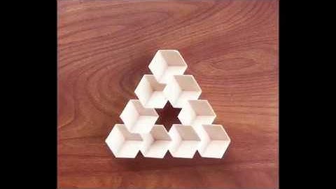 3D Printed Penrose Triangle Demonstration
