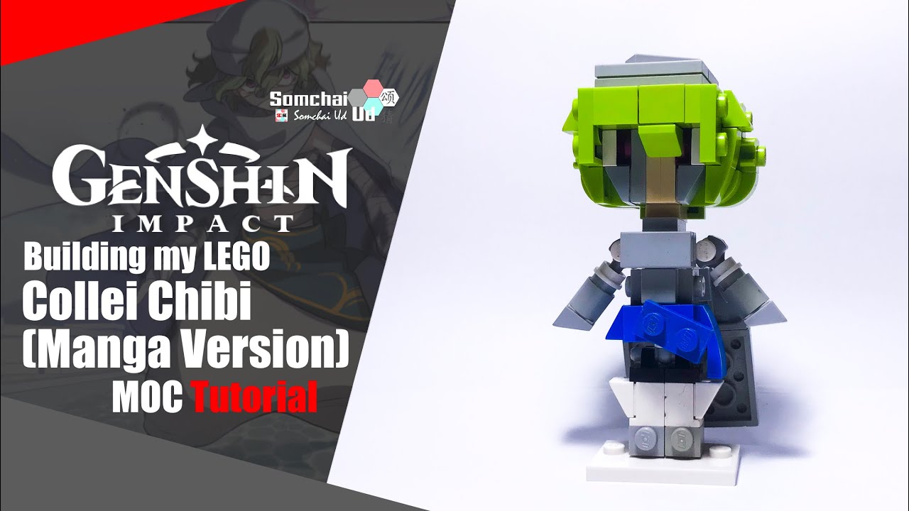 LEGO Genshin Impact Collei Chibi (Manga Version) MOC Tutorial