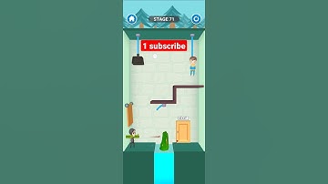 Rescue Cut - rope 🧩stage 71 🤯complete #gameplay #short subscribe my 👍 channel ❤️❤️ #YouTubeshort🌼
