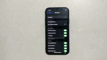 How To Enable Double Tapping The Spacebar Will Insert A Full Stop On iPhone X Keyboard Settings