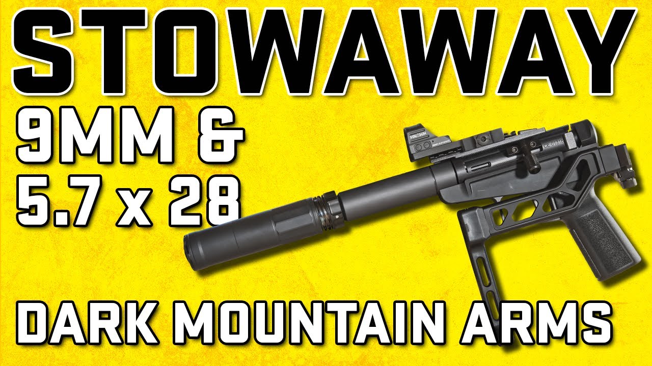Глушители: 9 мм и 5,7 x 28 — всё в одном! Stowaway от Dark Mountain Arms