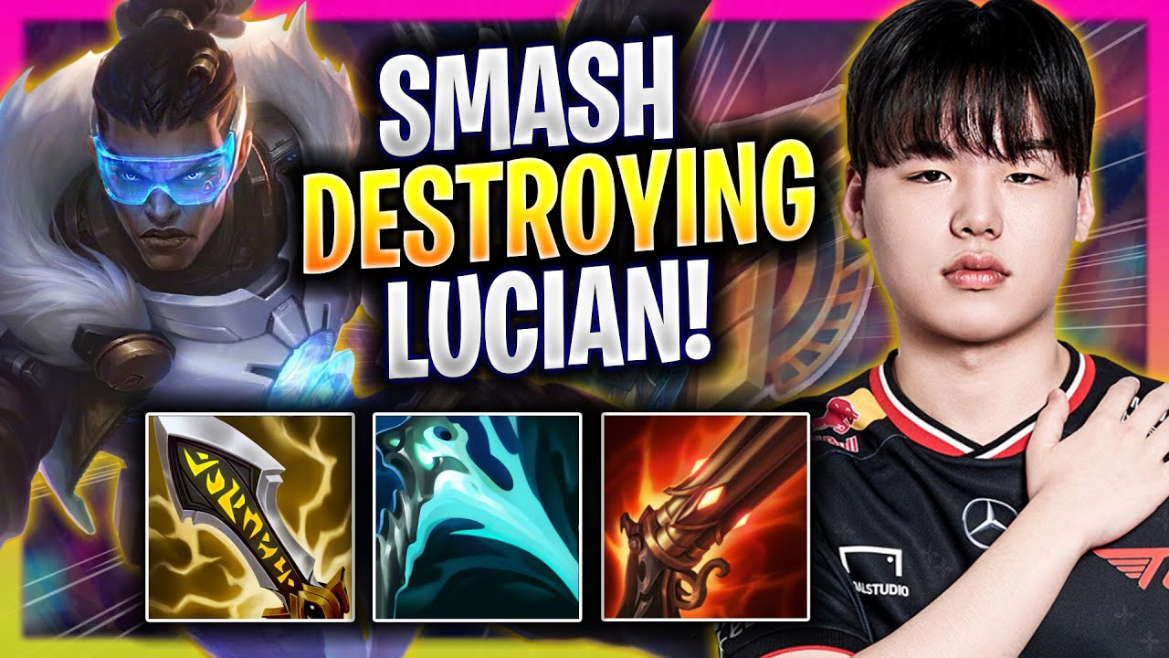 SMASH DESTROYING WITH LUCIAN! - T1 Smash Plays Lucian ADC vs Ezreal! | Season 2025