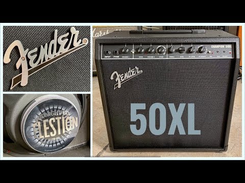 The NEW Fender Champion 50XL - Versatile and Loud TUBE SOUND for 200 BUCKS!