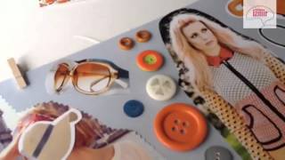 Atölye İzmir Moda Tasarim Retro Konulu Moodboard Tasarımı