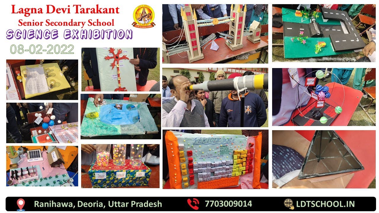Science Exhibition by Std 9-12 at Lagna Devi Tarakant Senior Secondary School