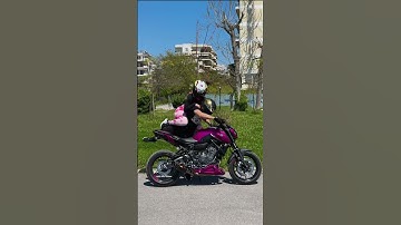 Thumbnail of The right way to get your girlfriend on a motorcycle 😂 #fyp #motogirl #motocouple #trend