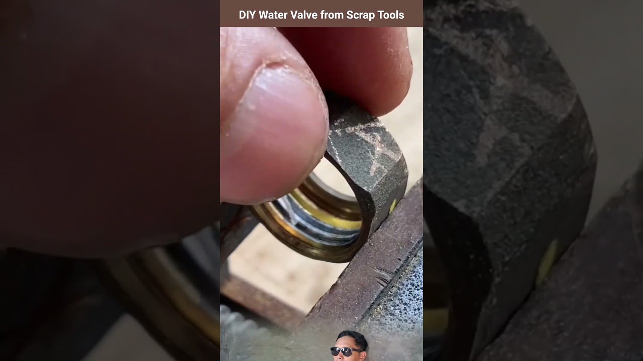 DIY Water Valve from Scrap Tools