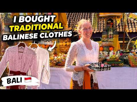 Why I Bought a Kebaya in Bali (And How Much It Cost) 🇮🇩