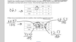 stats unit 3 day 3 notes chi squared associations