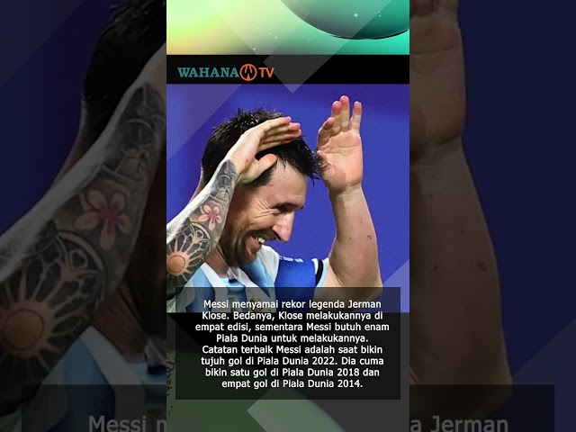 Messi jadi bintang kemenangan 3-0 atas Aljazair.