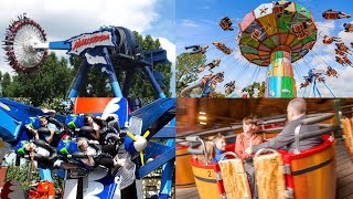Every Flat Ride at Drayton Manor (Air Race, Loki, Thor and MORE) - (Compilation of Off Ride Footage)