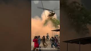 🌩️ भयानक बिजली Ai ASMR video #aandhitufan | Typhoon Cyclone Tej Toofan Thunderstorm #ASMR #typhon