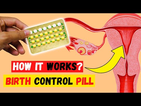 How does birth control pills work? Contraceptive pill mechanism of action - Contraceptive methods