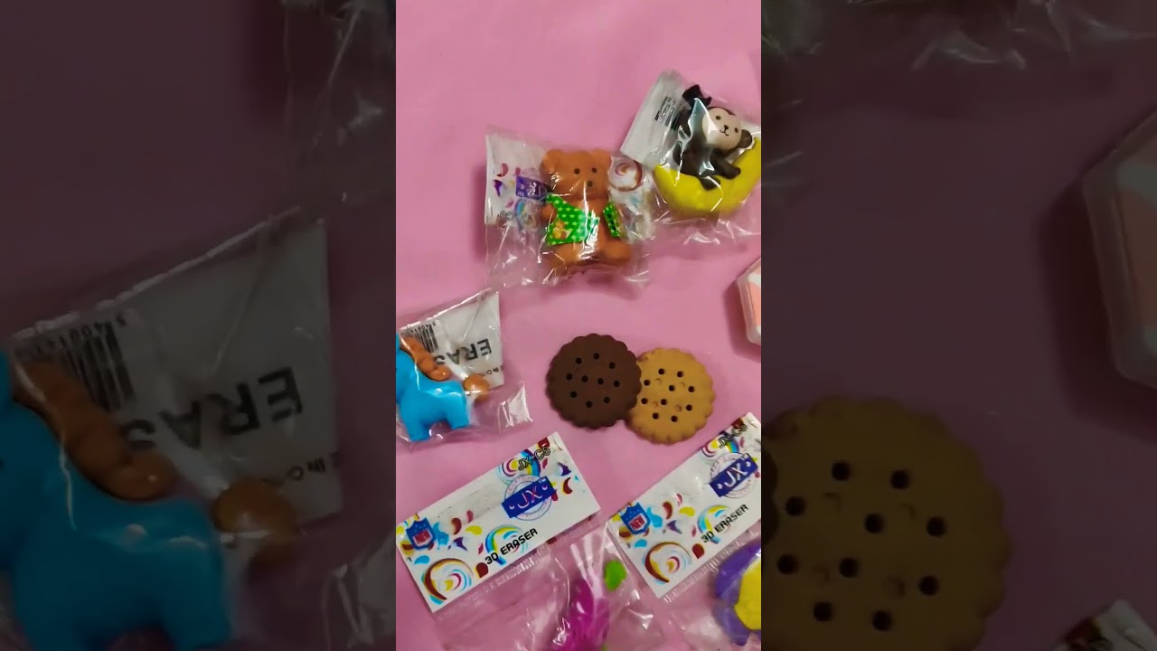 Different types of Erasers 