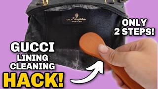 Is Your GUCCI Bag Lining Flaking? Watch This Before You Panic! (Easy 2 Step Fix!)