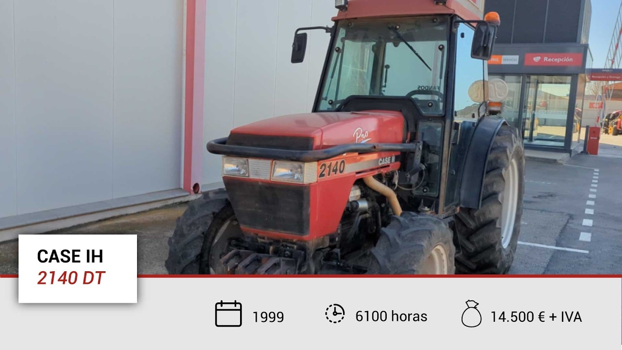 Tractor de ocasión CASE IH 2140 | FANDOS Agrocasión - YouTube