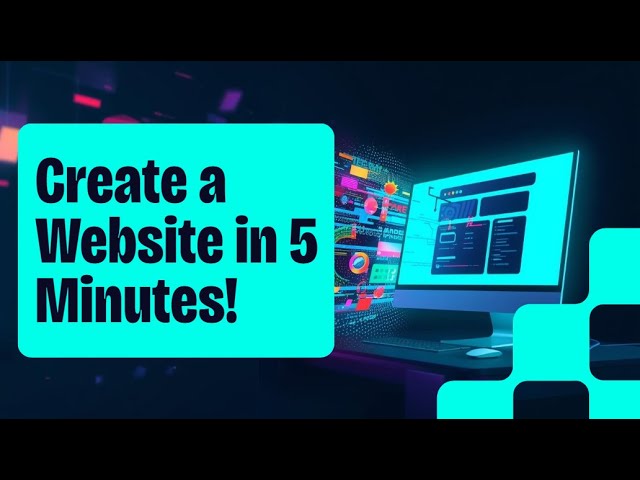 How to Create a website in 5 Minutes Using AI (No Code Needed!)"