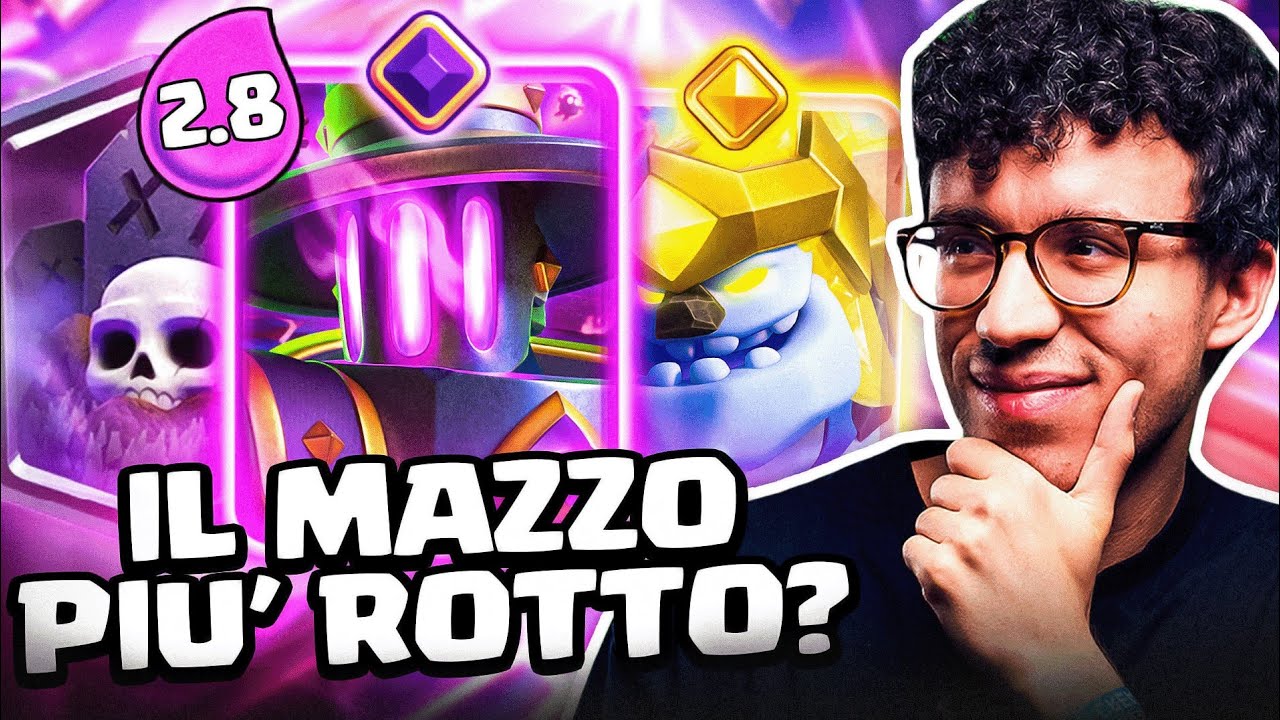 CIMI CYCLE 2.8 CON GOLEMINO EROE È IL MAZZO PIÙ FORTE DEL META? - CLASH ROYALE ITA