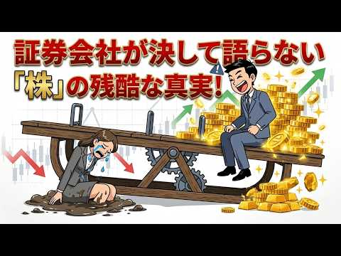 証券マンが絶対に口にしない株式市場の残酷な真実！