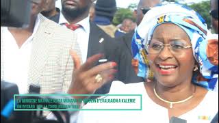 LA MINISTRE NATALIE AZIZA MUNANA À KALEMIE POUR MISSION D'ÉVALUATION URGENTE FACE A UNE CRISE HUMAN