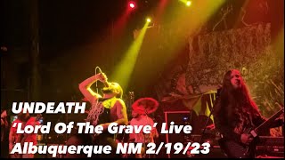 UNDEATH ‘Lord Of The Grave’ Live El Rey Theater Albuquerque NM 2/19/23