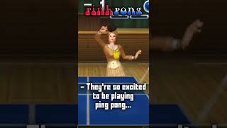 Cass drops the ball. [Pink Pong]
