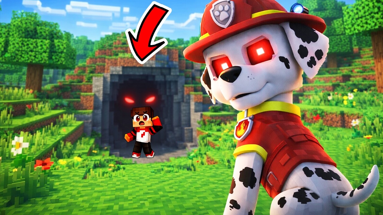 😱 ПОЧЕМУ МАРШАЛ ПОСТОЯННО УХОДИТ В ЭТУ ПЕЩЕРУ В МАЙНКРАФТЕ?!